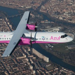 Azul's new ATR 72-600 (PR-AZV) in pink livery