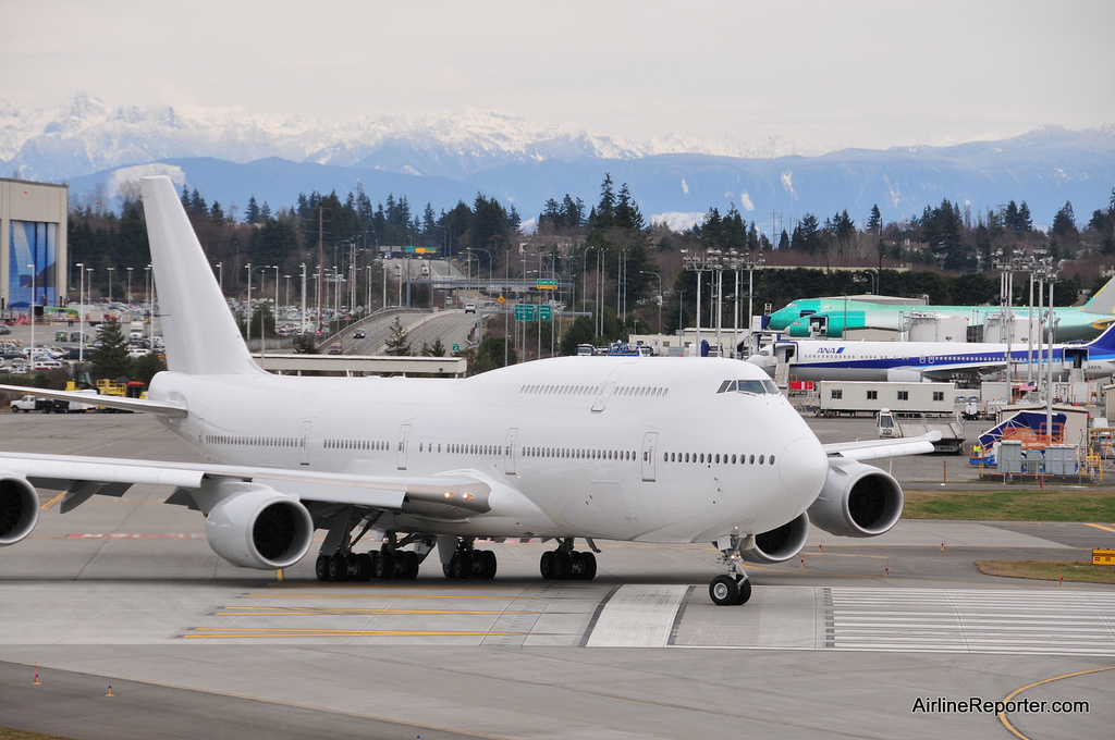 Photos And Info Boeing Delivers Their First 747 8