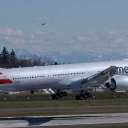 American Airlines Boeing 777-300ER. Photo by Mal Muir.