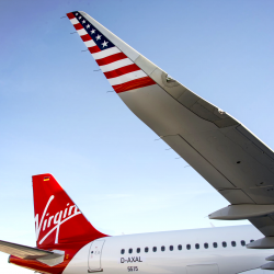 The First Virgin America A320 With Sharklets