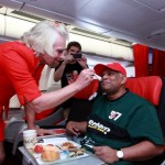 Losing a Bet Means Sir Richard Branson Dresses Like a Woman