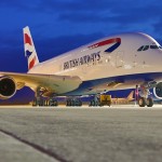 British Airways First Airbus A380 Rolls Out of Paint Hangar