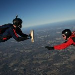 A Tang Soo Do Black Belt and a Power Ranger Jump Out of a Plane