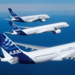 Epic AvGeek Photos: Airbus A350, A380 and A330 Fly in Formation