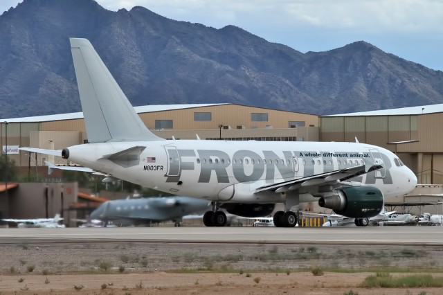 N903FR before its funeral flight across the pond.  Photo by Billy Ellison/PHXSpotters