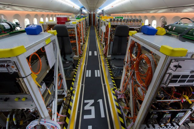 Photos Inside Boeing S 787 9 Dreamliner Test Aircraft