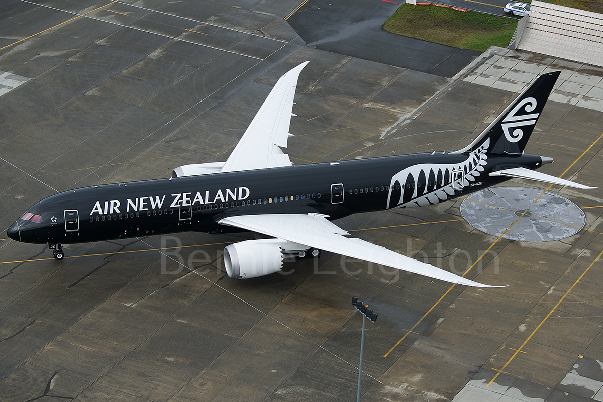 High Angle B787-9 Magpie