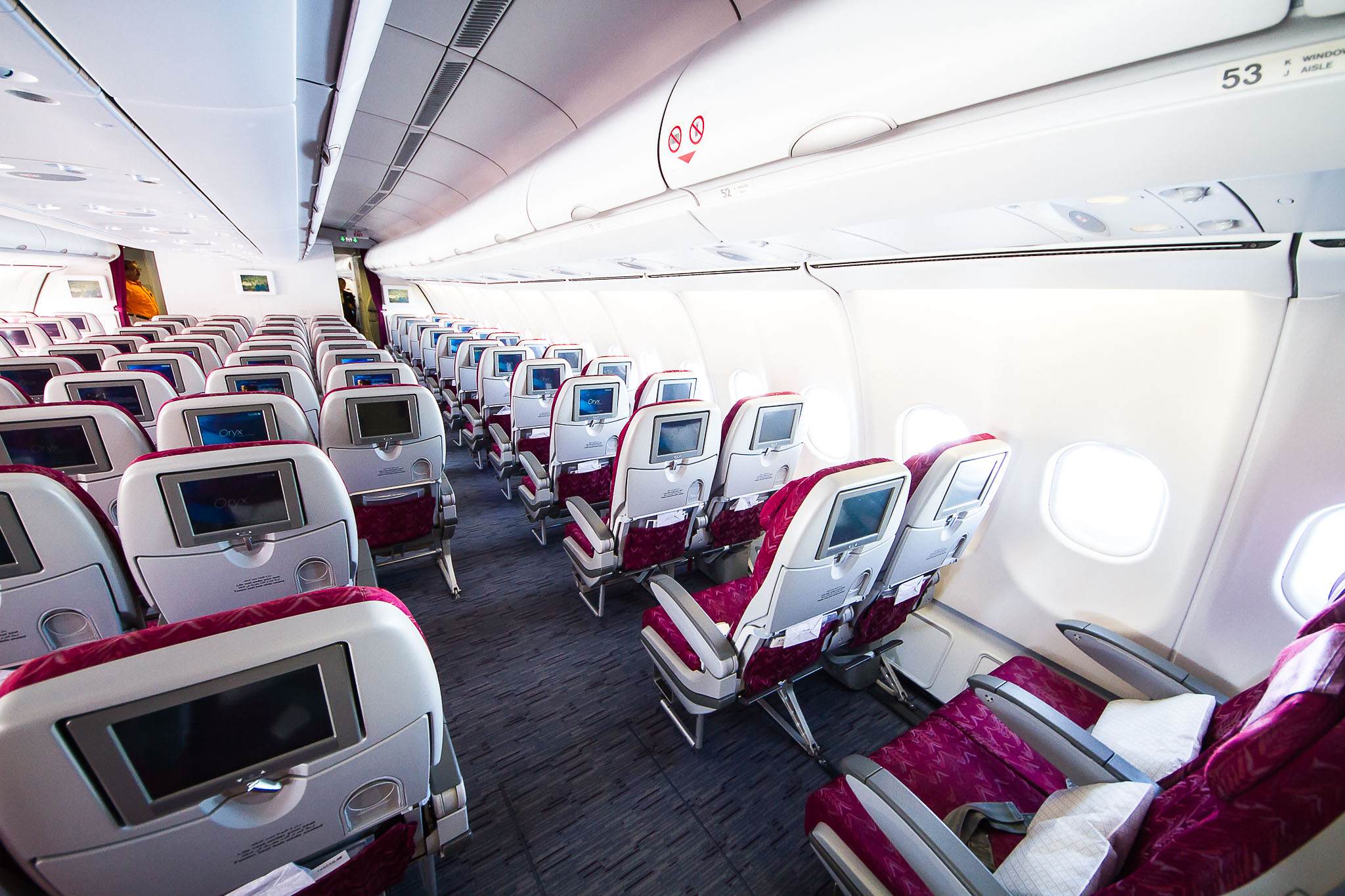 235 Miles On An A340 600 Qatar Airways Economy Class Flight Review