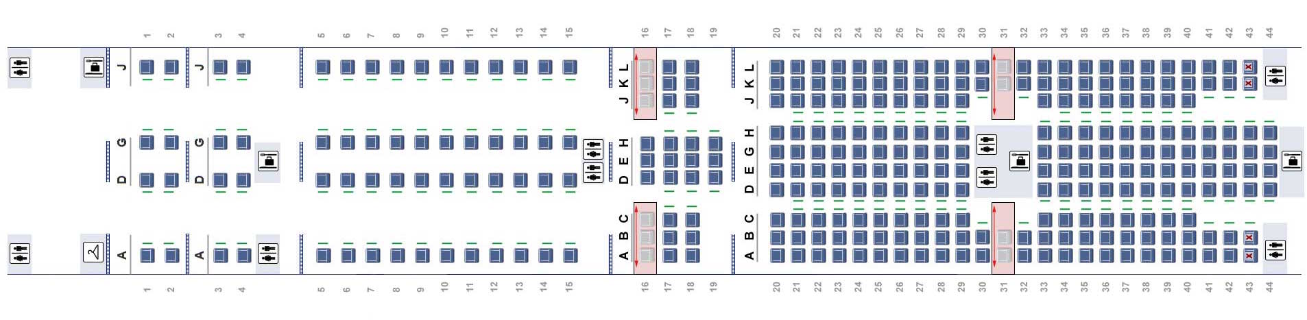 American Airline Seating Chart For Boeing 777