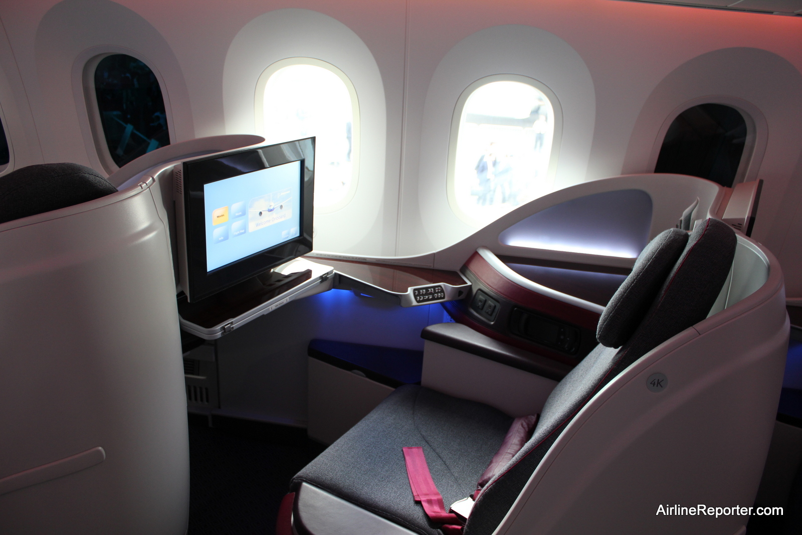 Qatar Airways бизнес 787 8 Qsuite