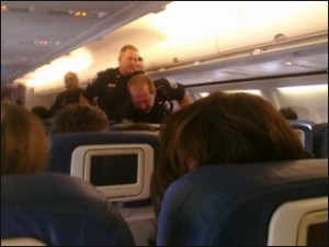 Photo taken by a passenger on Delta flight 1050