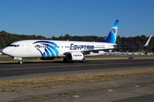 An EgyptAir Boeing 737