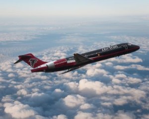 AirTran's Boeing 717 spreading its Falcon wings.