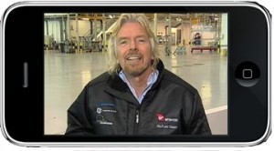 Branson greeting you to calm your fears. From Virgin Atlantic's website