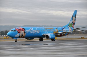 Alaska Airline's Boeing 737-900 (N318AS) with Spirit Of Disneyland II livery