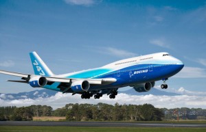 Digital image of the Boeing 747-8 from Boeing's NewPlane.com