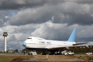 This Boeing 747-200 is a Jumbo Hostel