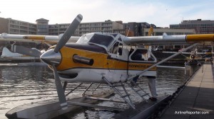 Turbine Beaver ready to fly on Lake Union just north of Downtown Seattle