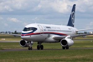 Russian-made Sukhoi Superjet 100