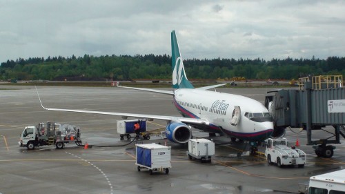 AirTran Boeing 737-800 at Seattle when I flew them last