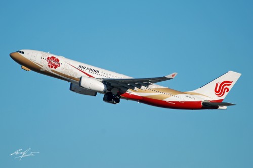 Air China Airbus A330-200 (B-6075) with new livery