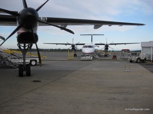 Two Horizon Air Q400's at Seattle