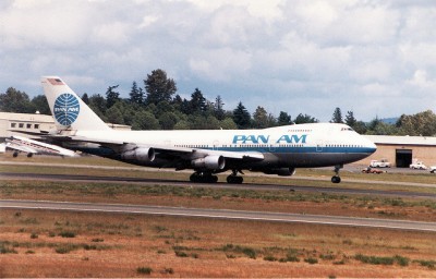 Pan Am Boeing 747-200 (N724PA) taken in May 1987