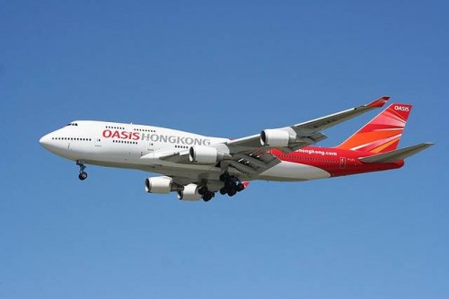 Oasis Hong Kong Airlines Boeing 747-400 ( B-LFC) at Vancouver