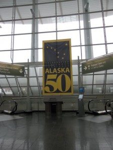 It is Alaska's (the state, not the airline) 50th year of being a state.