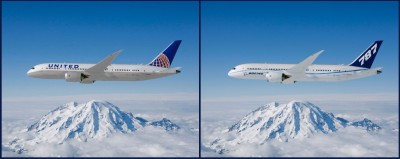 Even though I am not in love with the new United livery, I really like it on the Boeing 787 Dreamliner. Click for larger version.