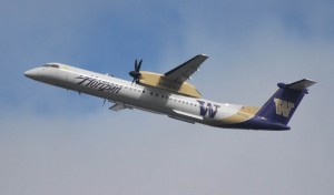 Horizon Air's UW livery taken during the football game yesterday.