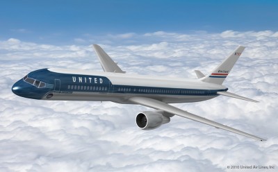 This livery was used in DC-4's when the name was just "United."