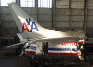 What's left of American Airlines Flight 331 that crashed in Jamaica