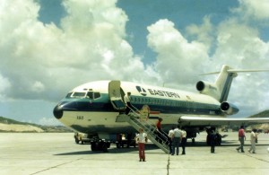 July 29, 1975 just arriving from JFK to Antiqua - then on to St. Maarten. Bliss...back then you could walk almost anywhere around these beautiful aircraft. Photo from David Capodilupo