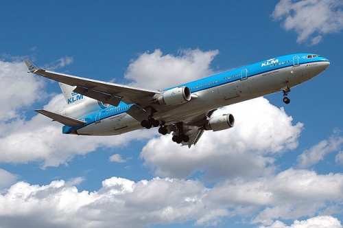 One beautiful tri-hole. A KLM MD-11.