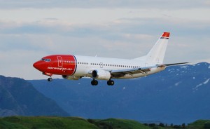 A Norwegian Air Shuttle Boeing 737-300