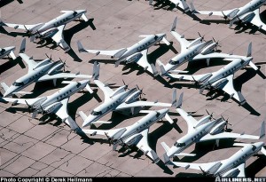 Starships waiting to be destroyed. How sad. Photo by: Derek Hellmann