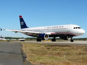 US Airways Airbus A320. Photo by Andrew Vane