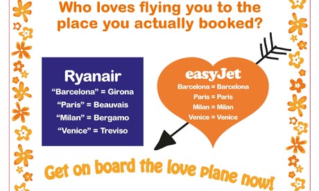 easyJet gets down and dirty, but Ryanair started it!