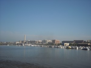 Washington Monument via Potomac River Washington Monument via Potomac River