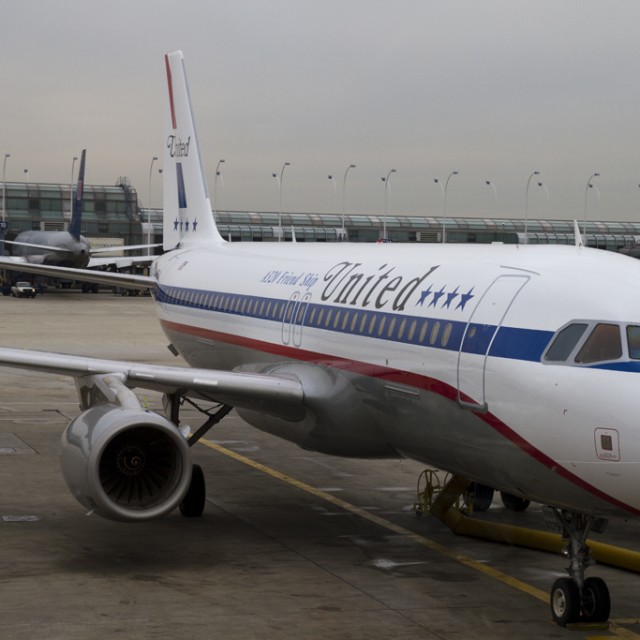 United Airlines Retro Livery. Photo by Eric Dunetz