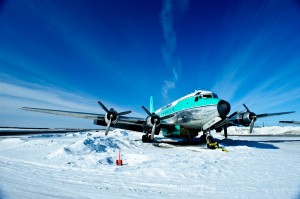 Buffalo Airway's DC-4, staring in their show Ice Pilots.