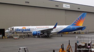 One of Allegiant Air's Boeing 757s (N902NV) at Everett, WA.