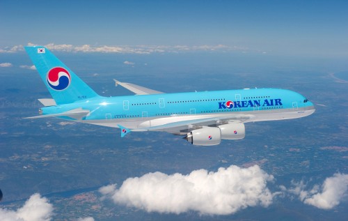 Korean Air's first Airbus A380 (HL7611).