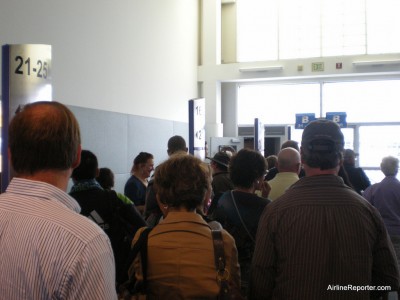 Passengers in Seattle seemed to have a harder time getting the Southwest boarding process than those in Denver or Tampa