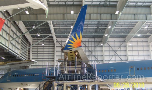 Allegiant Air Boeing 757 with new winglets
