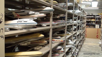 How would you like to have this airline model collection located in the Boeing Archive? Um, yes please. 