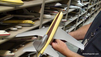 A model of the Boeing 747 Tri-Jet at the archive.