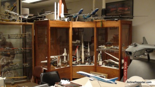 These are just some of the models located in the lobby of the Boeing Archive. They keep the real good ones locked up.
