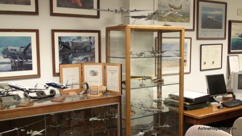 The Boeing Archive lobby had quite a few models, but that was nothing compared to what was inside the archives.